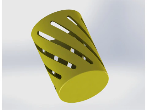 Pencil Holder Desk Organizer 3D Print Model