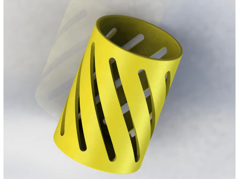 Pencil Holder Desk Organizer 3D Print Model