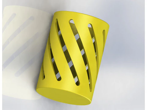 Pencil Holder Desk Organizer 3D Print Model