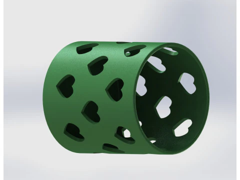 Heart Pattern Organizer 3D Print Model