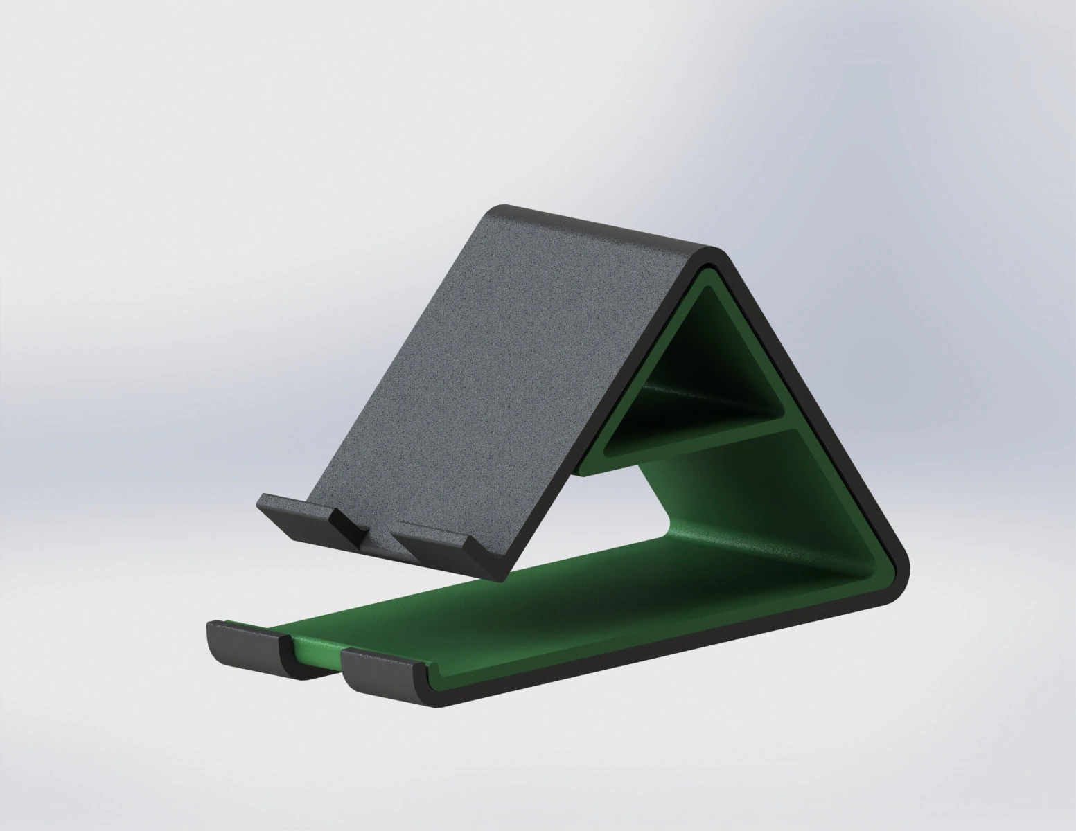 Phone Stand with Storage Compartments 3D Print Model .c4d .max .obj .3ds .fbx .stl .blend 