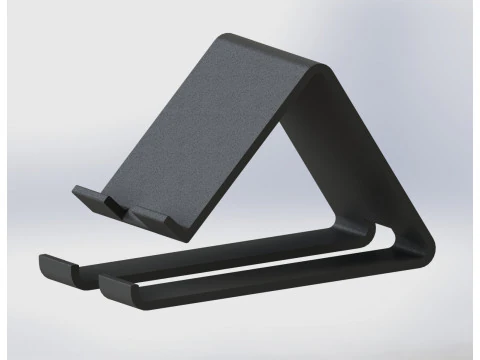 Phone Stand with Storage Compartments 3D Print Model