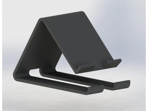 Phone Stand with Storage Compartments 3D Print Model