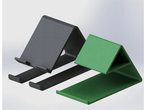 Phone Stand with Storage Compartments 3D Print Model