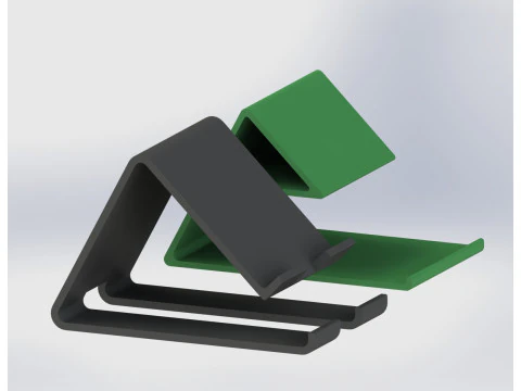Phone Stand with Storage Compartments 3D Print Model