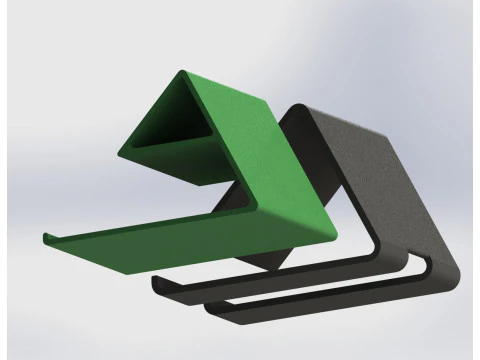 Phone Stand with Storage Compartments 3D Print Model