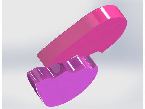 Heart Valentine Tealight Holder - Modular Candle Set No Support 3D Print Model