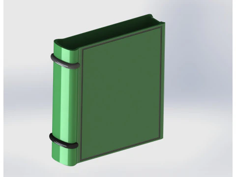 Moderno organizer per scaffali per libri: supporto da scrivania galleggiante estetico Modello di stampa 3D
