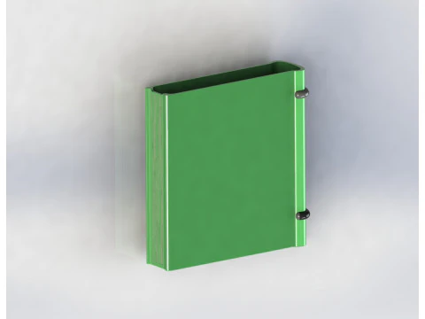 Modern Book Shelf Organizer - Aesthetic Floating Desk Stand 3D Print Model