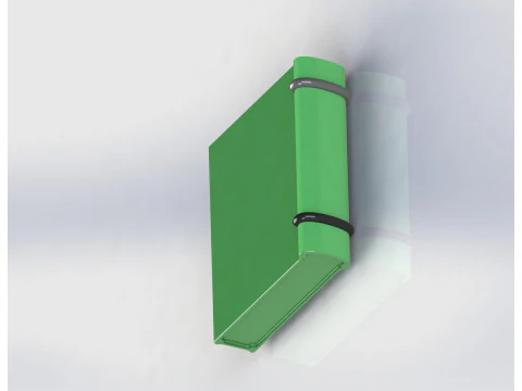 Modern Book Shelf Organizer - Aesthetic Floating Desk Stand 3D Print Model