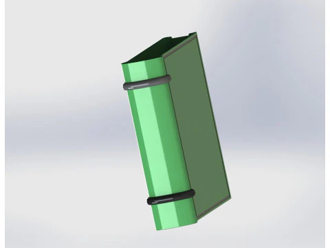 Modern Book Shelf Organizer - Aesthetic Floating Desk Stand 3D Print Model
