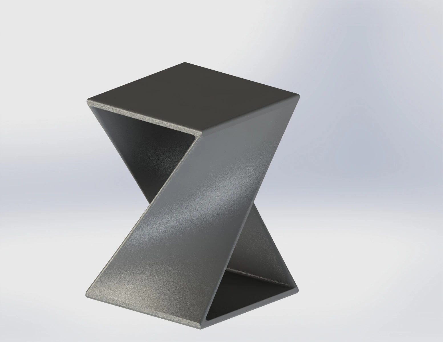 Futuristic Geometric Stand 3D Print Model .c4d .max .obj .3ds .fbx .stl .blend