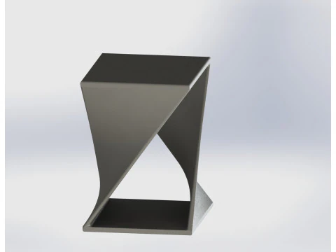 Futuristic Geometric Stand 3D Print Model