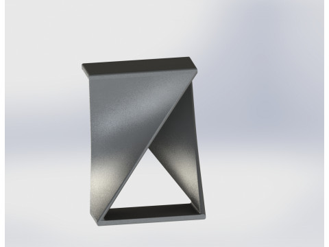 Suporte Geom&eacute;trico Futurista Modelo de Impressão 3D