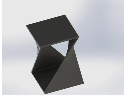 Futuristic Geometric Stand 3D Print Model