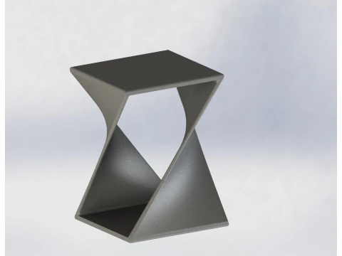 Futuristic Geometric Stand 3D Print Model