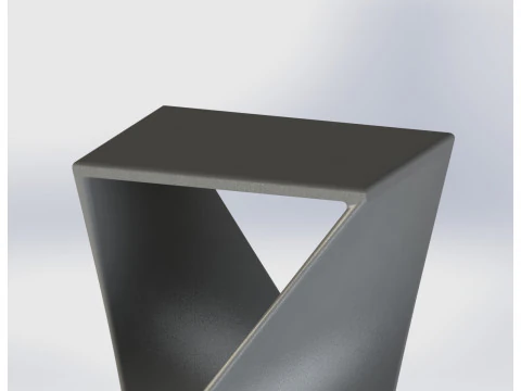 Futuristic Geometric Stand 3D Print Model