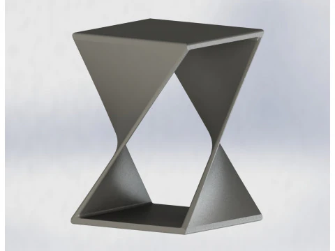 Futuristic Geometric Stand 3D Print Model