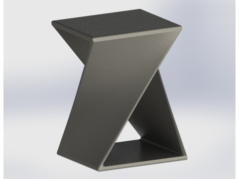 Suporte Geom&eacute;trico Futurista Modelo de Impressão 3D