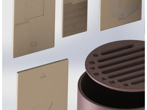 Interactive Montessori Shape Sorter - Paintable Educational Toy 3D Print Model