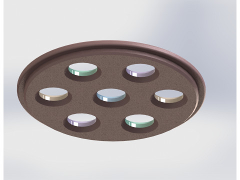 Classificador de cores Montessori interativo - Pilha de cilindros criativos GRATUITO Modelo de Impressão 3D