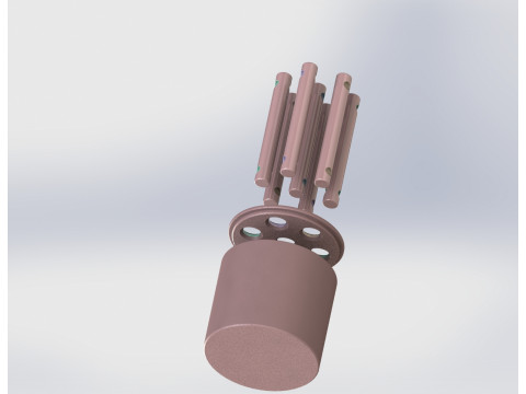 Classificador de cores Montessori interativo - Pilha de cilindros criativos GRATUITO Modelo de Impressão 3D