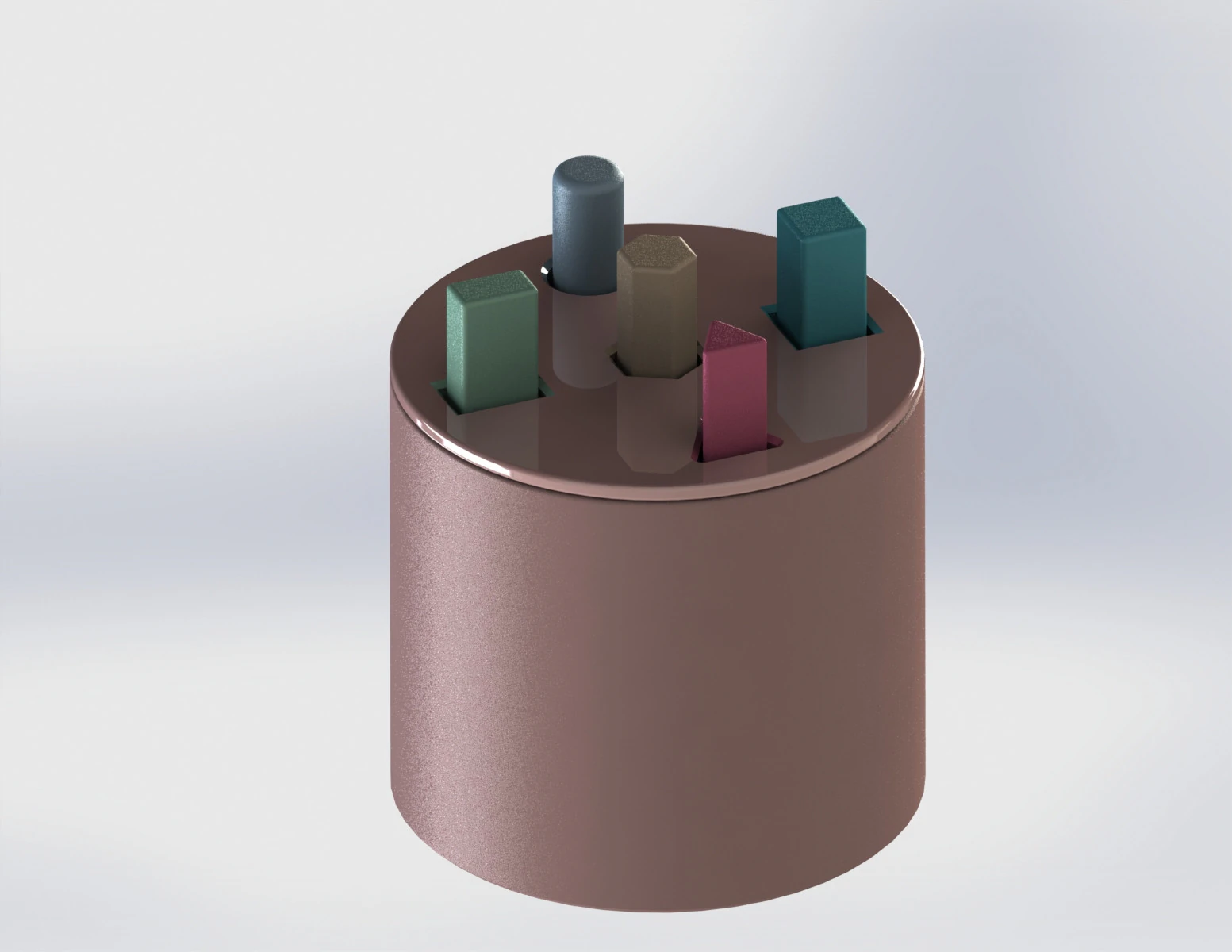 Interaktive Montessori Shape Color Sorter Set 3D Print Model .c4d .max .obj .3ds .fbx .stl .blend 