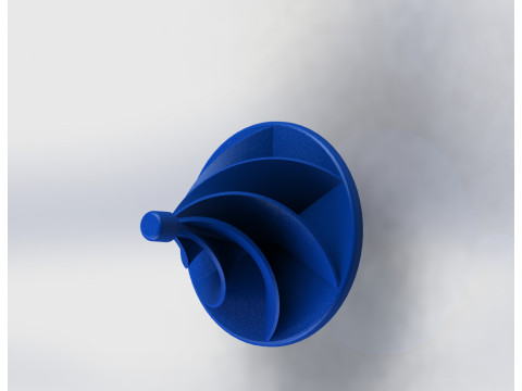 UFO High-Inertia Spinning Top Precision Engineered for Durability 3D Print Model