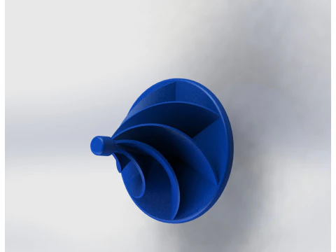 UFO High-Inertia Spinning Top Precision Engineered for Durability 3D Print Model