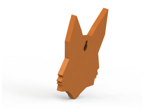 Smiling Modular Caterpillar Flexible Articulated Fidget Toy 3D Print Model