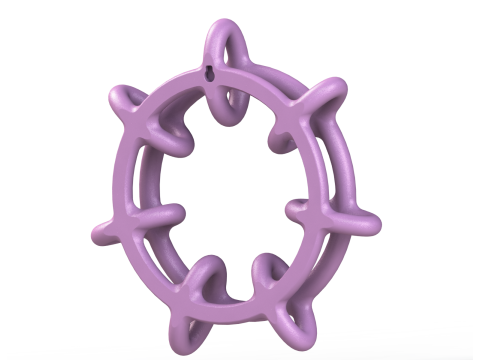 Fruit Wheel Wall Decor and Bowl 3D Print Model