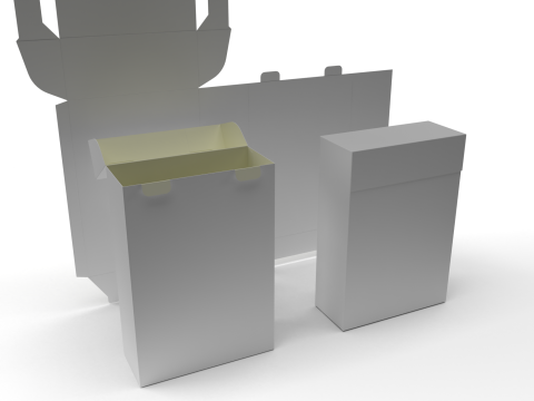 Cardboard box 3D Model