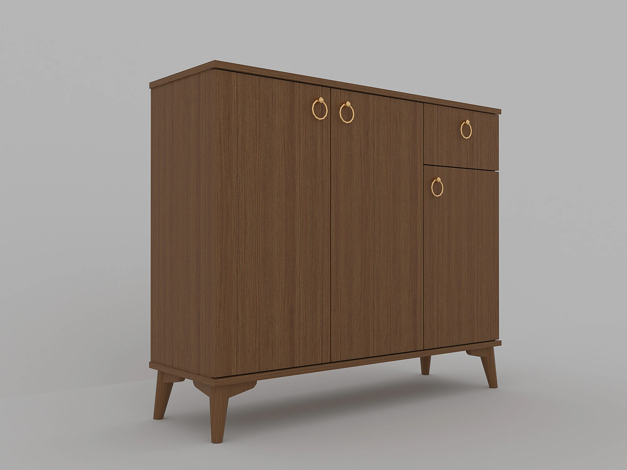 Shoe Cabinet 3D Model .c4d .max .obj .3ds .fbx .stl .blend 