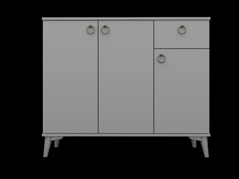 Shoe Cabinet 3D Model