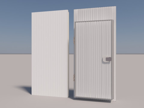 Cold Room Doors And Wall Panel 3D Model