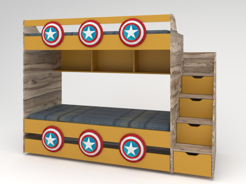 &Ccedil;ocuk Ranzası 3D Model