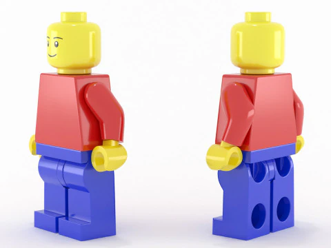 Мініфігурка Lego High Poly 3D Модель