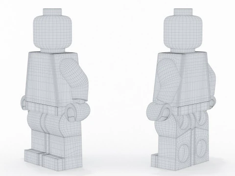 Мініфігурка Lego High Poly 3D Модель