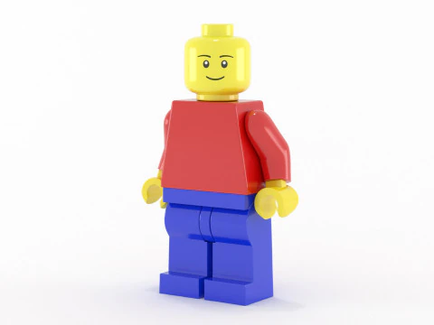 Мініфігурка Lego High Poly 3D Модель