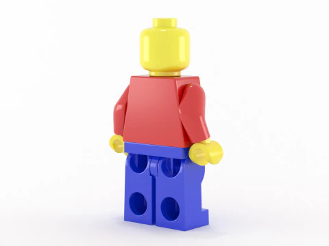 Мініфігурка Lego High Poly 3D Модель
