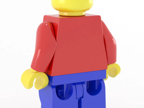 Lego Minifigure High Poly Police Pack 3D Model
