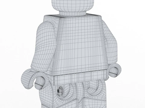 Lego Minifigure High Poly Police Pack 3D Model