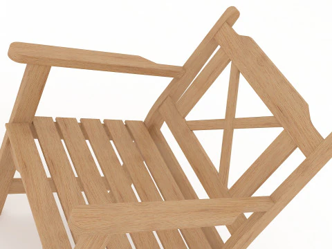 Outdoor Garden Chair 3D Model