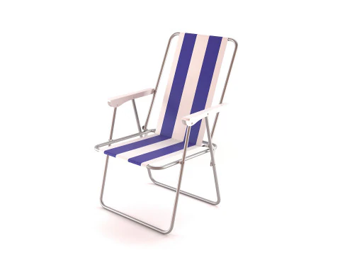 Camping Chair foldable 3D Model