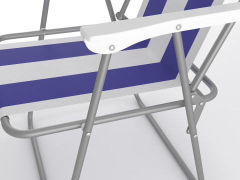 Camping Chair foldable 3D Model