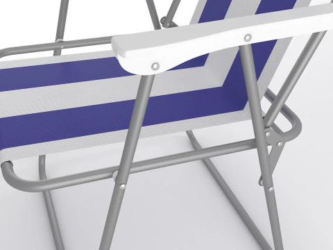 Camping Chair foldable 3D Model
