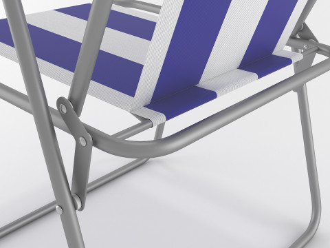Camping Chair foldable 3D Model