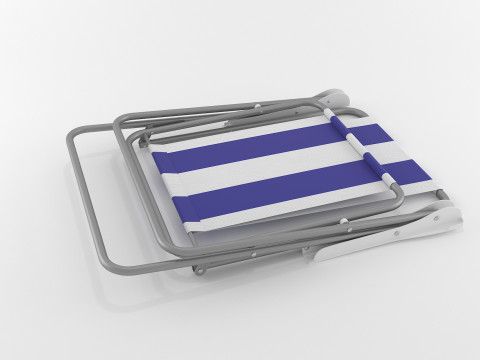 Camping Chair foldable 3D Model