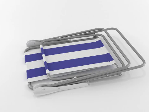 Camping Chair foldable 3D Model