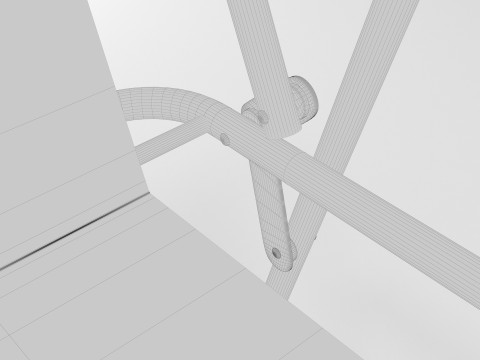 Camping Chair foldable 3D Model